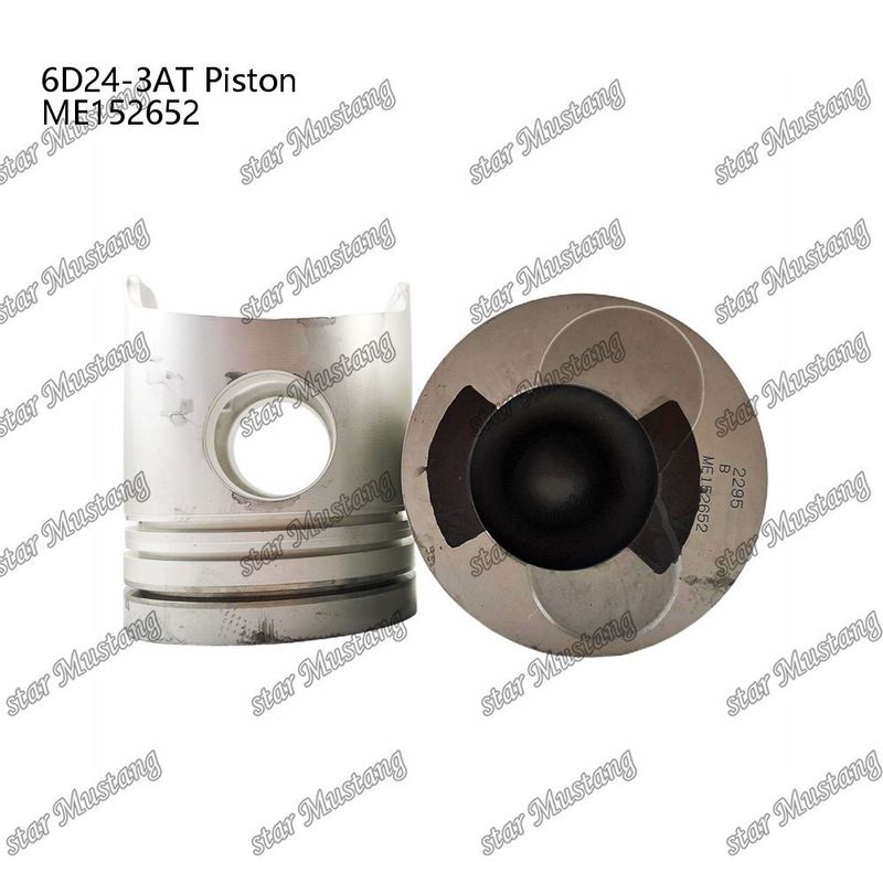 พิสตัน 6D24-3AT ห้องเผาไหม้ครึ่งแอนอด 66mm ME152652 สําหรับอะไหล่เครื่องยนต์ Mitsubishi