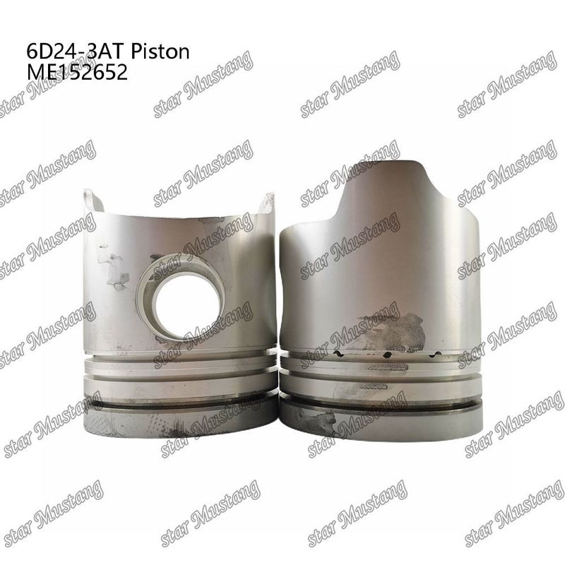 พิสตัน 6D24-3AT ห้องเผาไหม้ครึ่งแอนอด 66mm ME152652 สําหรับอะไหล่เครื่องยนต์ Mitsubishi
