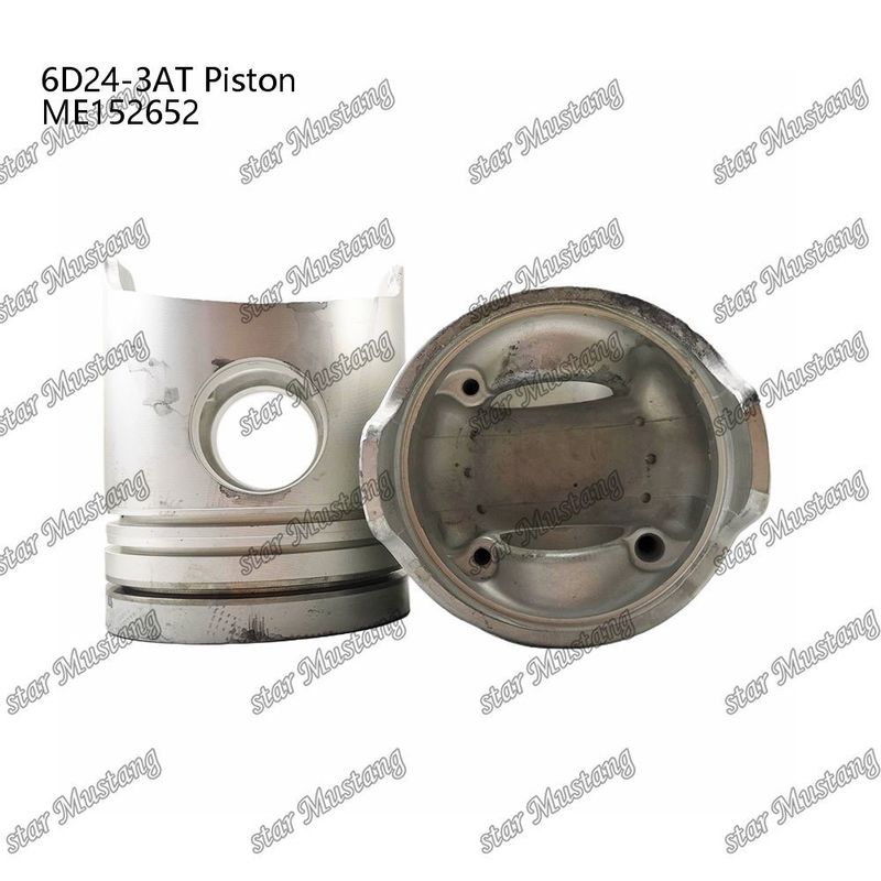 พิสตัน 6D24-3AT ห้องเผาไหม้ครึ่งแอนอด 66mm ME152652 สําหรับอะไหล่เครื่องยนต์ Mitsubishi