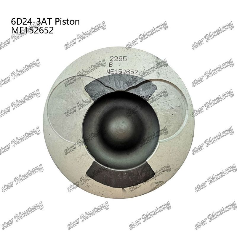 พิสตัน 6D24-3AT ห้องเผาไหม้ครึ่งแอนอด 66mm ME152652 สําหรับอะไหล่เครื่องยนต์ Mitsubishi