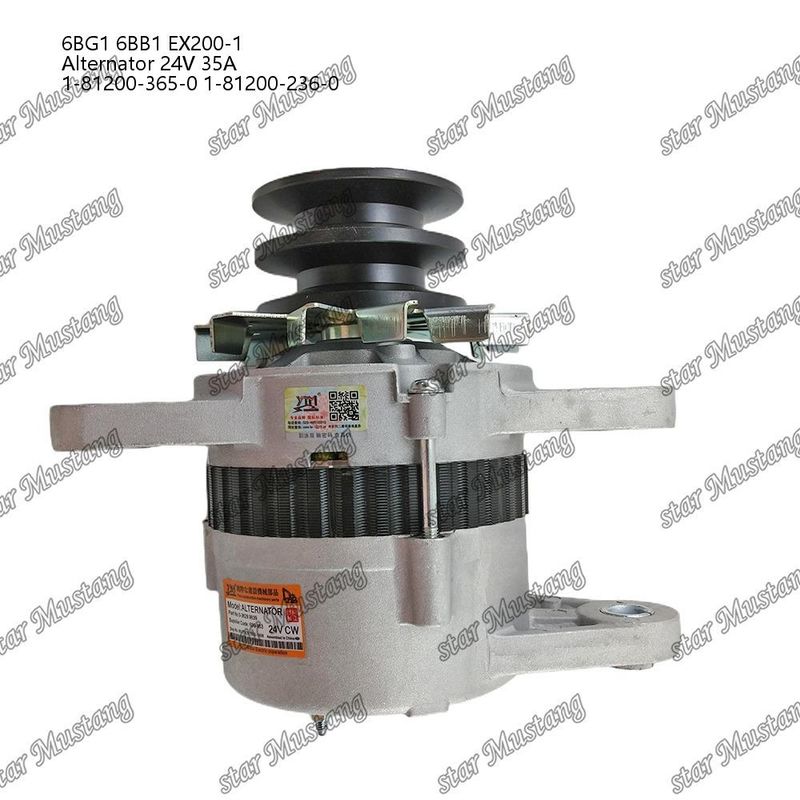 อัลтернаเตอร์ 6BG1 6BB1 EX200-1 24V 35A 1-81200-365-0 1-81200-236-0