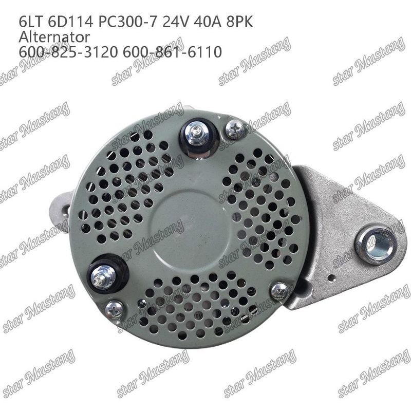 อัลтернаเตอร์ 6LT 6D114 PC300-7 24V 40A 8PK 600-825-3120 600-861-6110