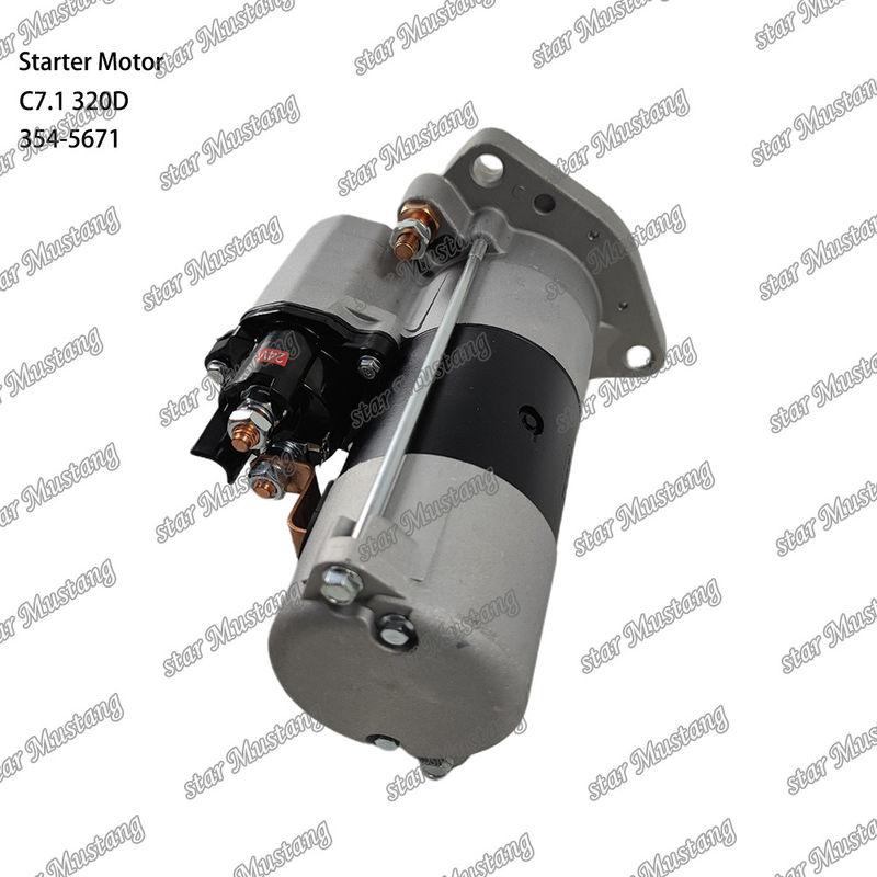 มอเตอร์สตาร์เตอร์ C7.1 320D 24V 10T 7.5KW 354-5671 สําหรับเครื่องยนต์ Caterpillar