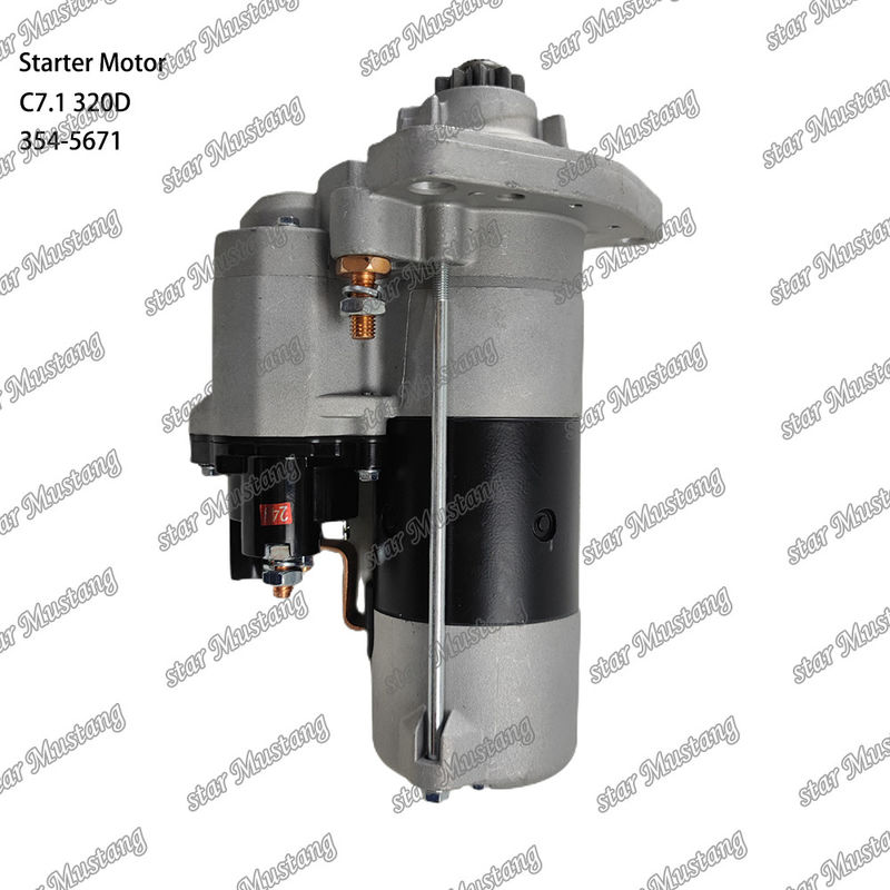 มอเตอร์สตาร์เตอร์ C7.1 320D 24V 10T 7.5KW 354-5671 สําหรับเครื่องยนต์ Caterpillar