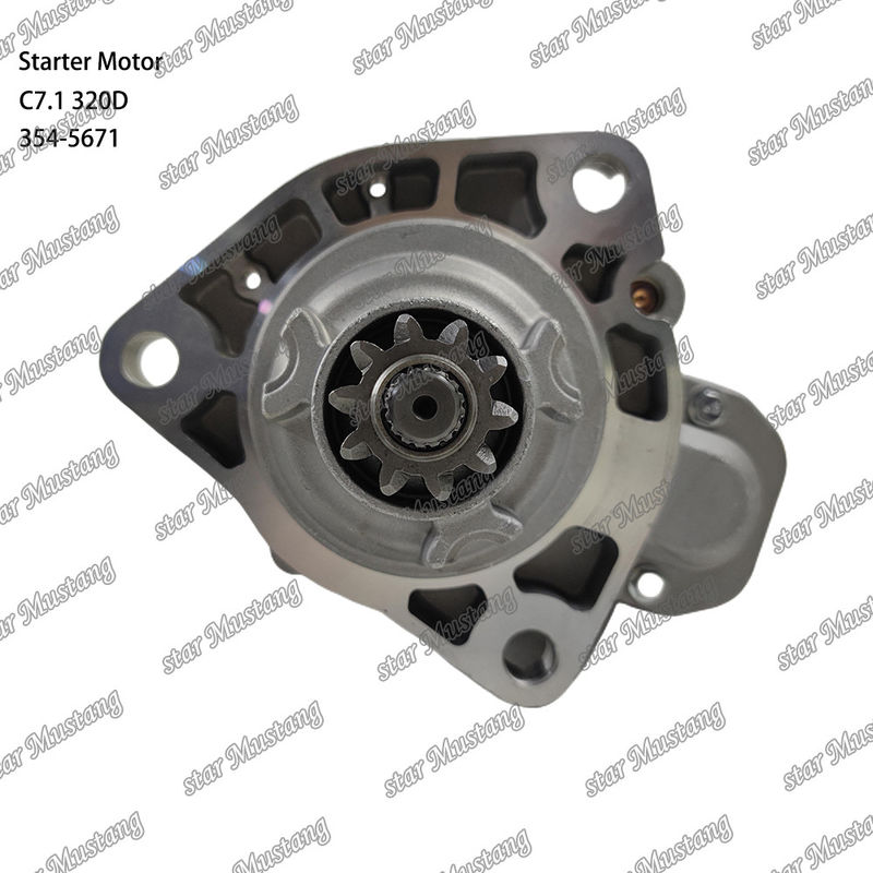มอเตอร์สตาร์เตอร์ C7.1 320D 24V 10T 7.5KW 354-5671 สําหรับเครื่องยนต์ Caterpillar
