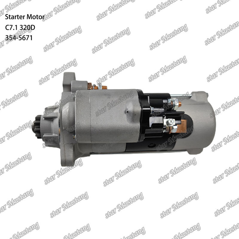 มอเตอร์สตาร์เตอร์ C7.1 320D 24V 10T 7.5KW 354-5671 สําหรับเครื่องยนต์ Caterpillar