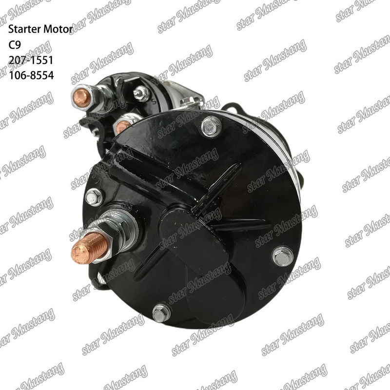 มอเตอร์สตาร์เตอร์ มอเตอร์ C9 11T 207-1551 106-8554 สําหรับอะไหล่เครื่องยนต์ Caterpillar