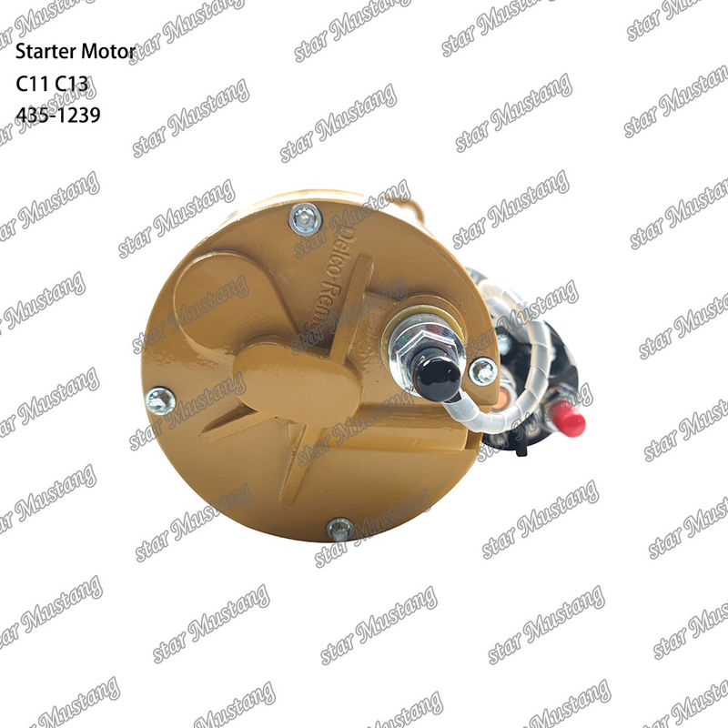 มอเตอร์สตาร์เตอร์ มอเตอร์ C11 C13 435-1239 สําหรับอะไหล่เครื่องยนต์ Caterpillar