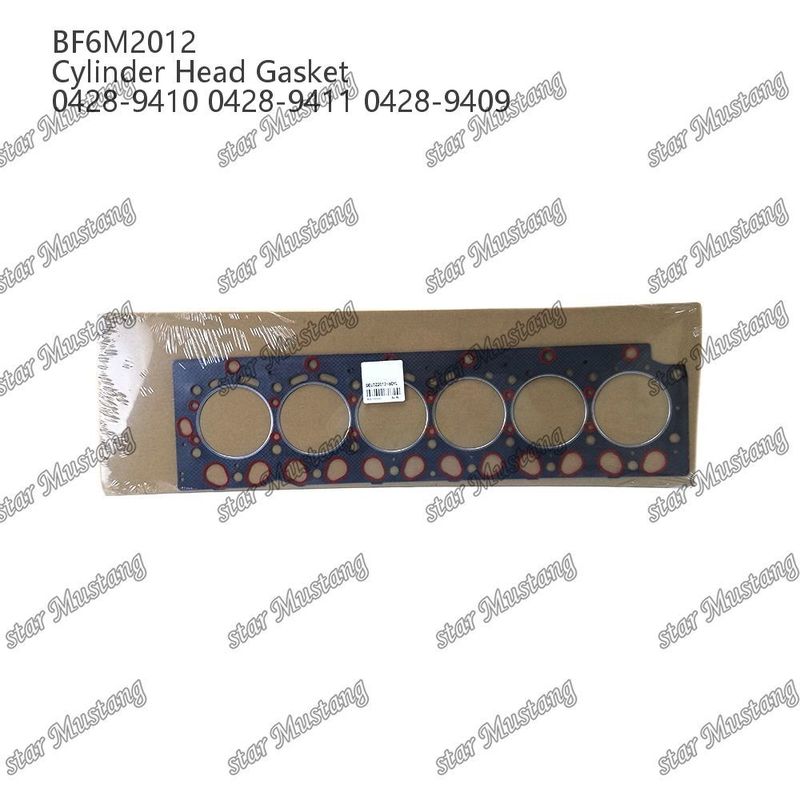 กล่องหัวกระบอก BF6M2012 อาสเบสต์ 0428-9410 0428-9411 0428-9409 สําหรับอะไหล่เครื่องยนต์ Deutz