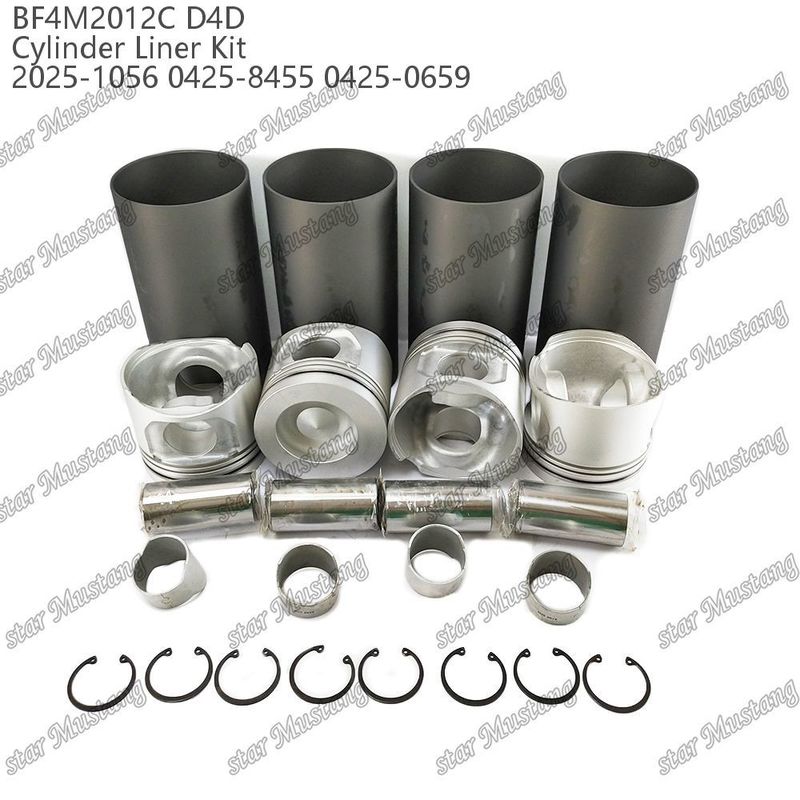ชุดเครื่องยนต์พิสตันสําหรับรถยนต์หนัก BF4M2012C D4D 2025-1056 0425-8455 0425-0659