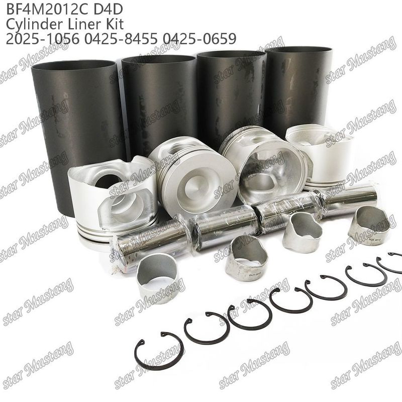 ชุดเครื่องยนต์พิสตันสําหรับรถยนต์หนัก BF4M2012C D4D 2025-1056 0425-8455 0425-0659