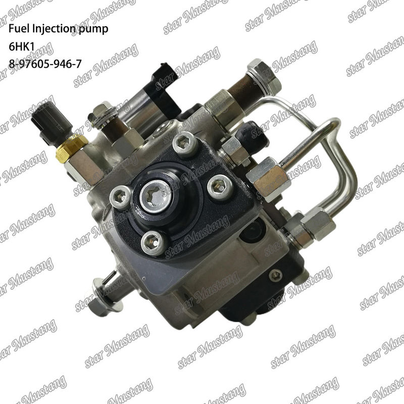 การประกอบปั๊มฉีดเชื้อเพลิง 6HK1 8-97605-946-7 สําหรับการออกแบบพิสตันเครื่องยนต์ที่ทันสมัย