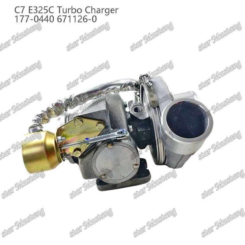 เครื่องชาร์จเทอร์โบ C7 E325C 177-0440 671126-0 ส่วนของเครื่องยนต์ที่มีโครงสร้างรวมและ 6 เดือน