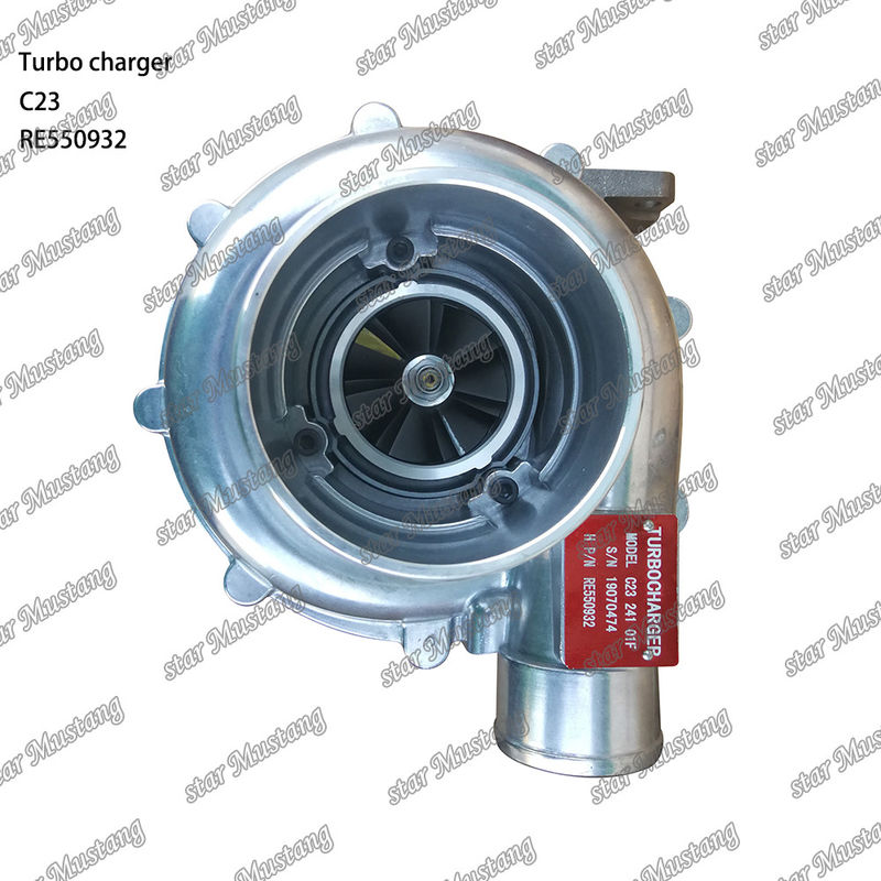 C23 228 John Deere RE550932 ENGINE TURBO CHARGER ส่วนเครื่องยนต์ที่มีโครงสร้างรวมและ 6 เดือน