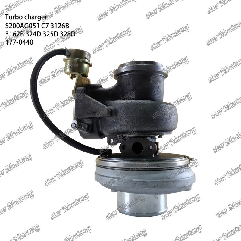 เครื่องชาร์จเครื่องยนต์ S200AG051 C7 3126B 3162B 324D 325D 328D 177-0440 ส่วนเครื่องยนต์ที่มีโครงสร้างบูรณาการและ 6 เดือน
