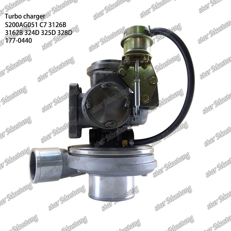 เครื่องชาร์จเครื่องยนต์ S200AG051 C7 3126B 3162B 324D 325D 328D 177-0440 ส่วนเครื่องยนต์ที่มีโครงสร้างบูรณาการและ 6 เดือน