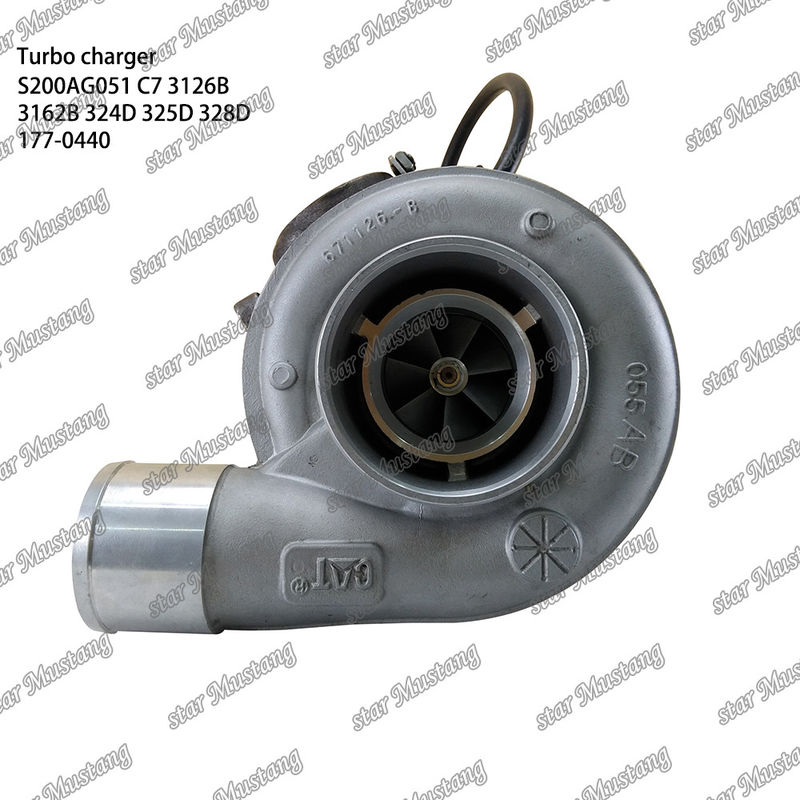 เครื่องชาร์จเครื่องยนต์ S200AG051 C7 3126B 3162B 324D 325D 328D 177-0440 ส่วนเครื่องยนต์ที่มีโครงสร้างบูรณาการและ 6 เดือน