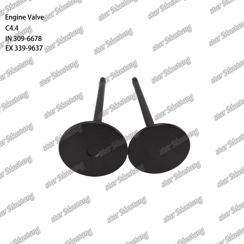 วาล์วเครื่องยนต์ดีเซลแท้ C4.4 IN 309-6678 EX 339-9637 สําหรับอะไหล่ Caterpillar