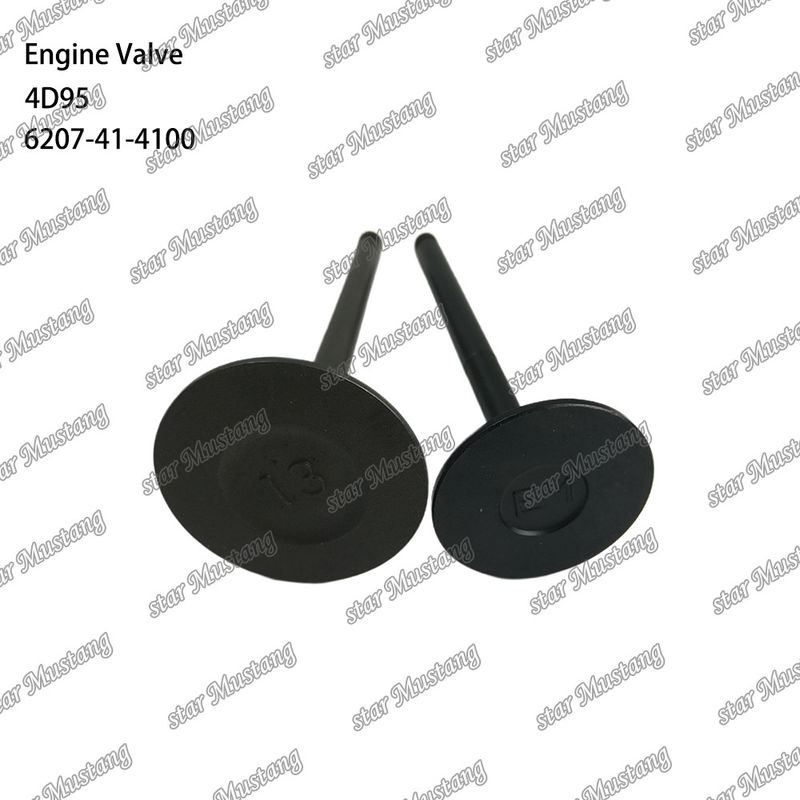วาล์ว 4D95 6207-41-4100 6207-41-4101 เหมาะสําหรับอะไหล่เครื่องยนต์ Komatsu