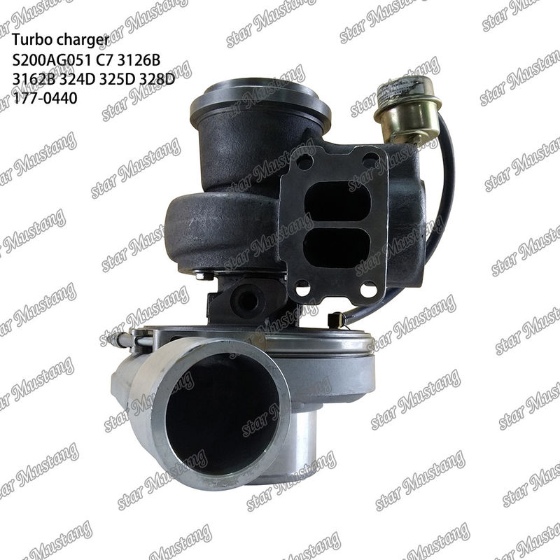 เครื่องชาร์จเครื่องยนต์ S200AG051 C7 3126B 3162B 324D 325D 328D 177-0440 ส่วนเครื่องยนต์ที่มีโครงสร้างบูรณาการและ 6 เดือน