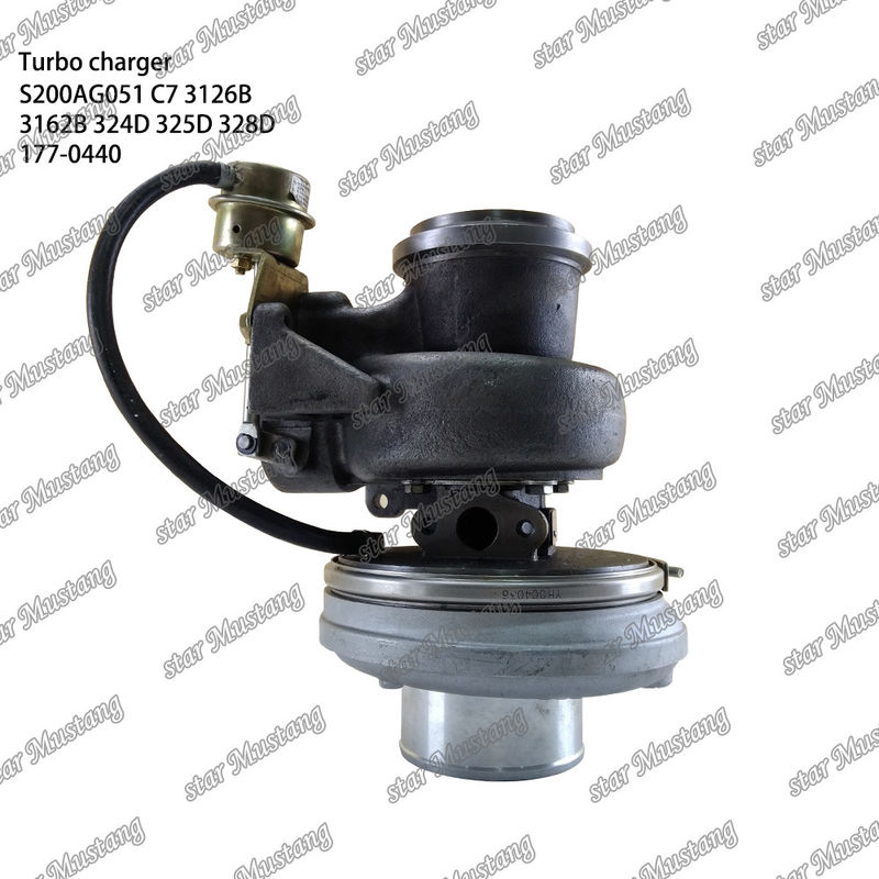 เครื่องชาร์จเครื่องยนต์ S200AG051 C7 3126B 3162B 324D 325D 328D 177-0440 ส่วนเครื่องยนต์ที่มีโครงสร้างบูรณาการและ 6 เดือน