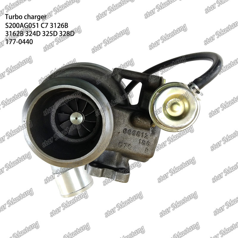 เครื่องชาร์จเครื่องยนต์ S200AG051 C7 3126B 3162B 324D 325D 328D 177-0440 ส่วนเครื่องยนต์ที่มีโครงสร้างบูรณาการและ 6 เดือน