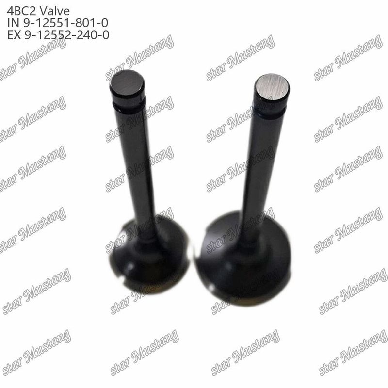 วาล์ว 4BC2 9-12551-801-0 9-12552-240-0 เหมาะสําหรับอะไหล่เครื่องยนต์ Isuzu