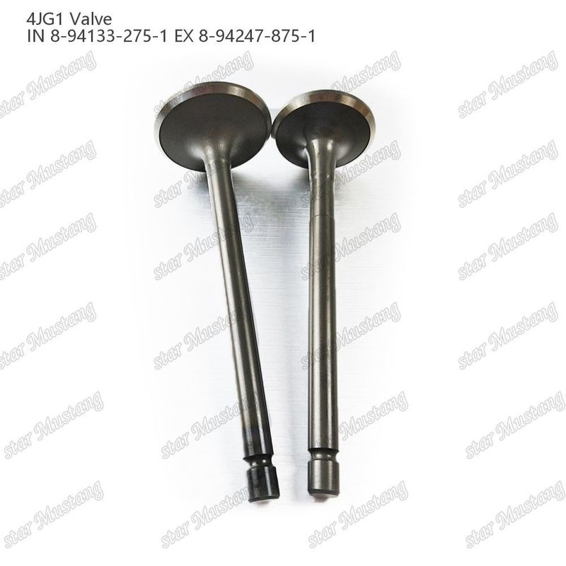 วาล์ว 4JG1 IN 8-94133-275-1 EX 8-94247-875-1 สําหรับอะไหล่เครื่องยนต์ Isuzu