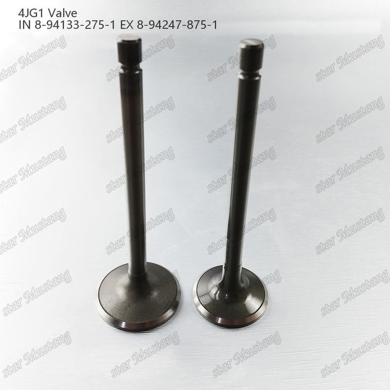 วาล์ว 4JG1 IN 8-94133-275-1 EX 8-94247-875-1 สําหรับอะไหล่เครื่องยนต์ Isuzu