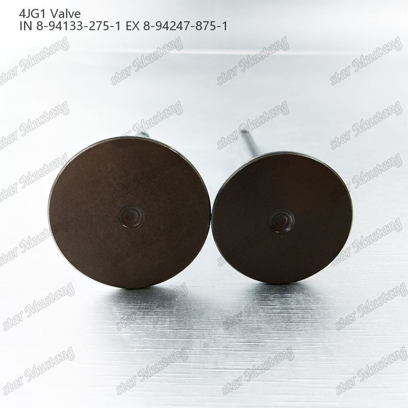 วาล์ว 4JG1 IN 8-94133-275-1 EX 8-94247-875-1 สําหรับอะไหล่เครื่องยนต์ Isuzu