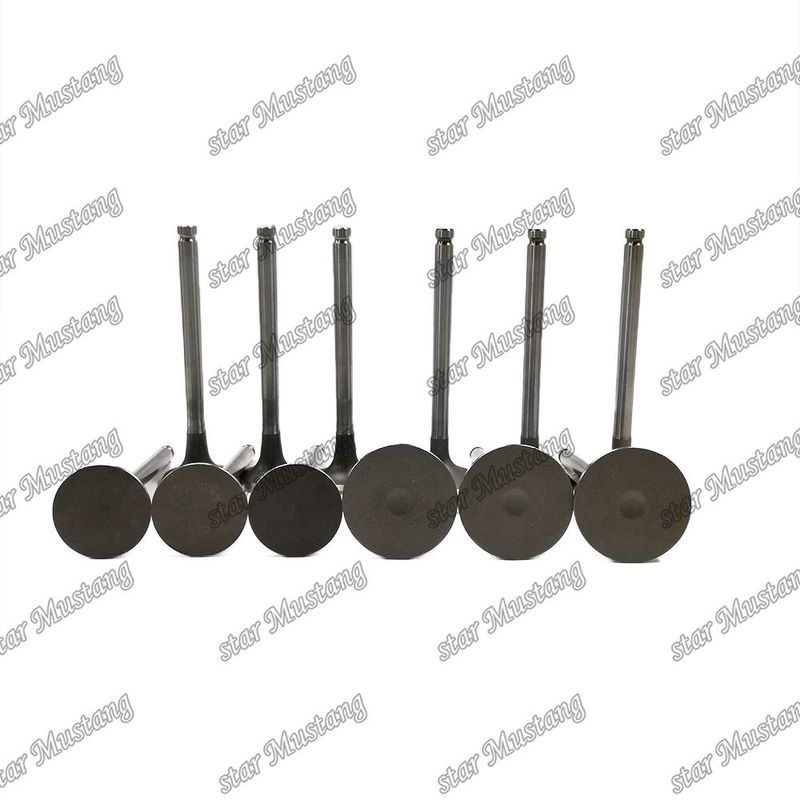วาล์วเครื่องยนต์ 6BD1 DB58 IN 65.01735-2558 EX 65.01734-267 เหมาะสําหรับอะไหล่เครื่องยนต์ Isuzu