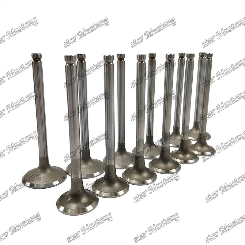 วาล์วเครื่องยนต์ 6BD1 DB58 IN 65.01735-2558 EX 65.01734-267 เหมาะสําหรับอะไหล่เครื่องยนต์ Isuzu
