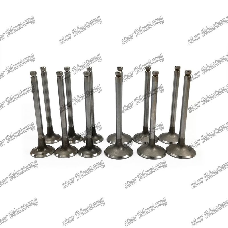 วาล์วเครื่องยนต์ 6BD1 DB58 IN 65.01735-2558 EX 65.01734-267 เหมาะสําหรับอะไหล่เครื่องยนต์ Isuzu