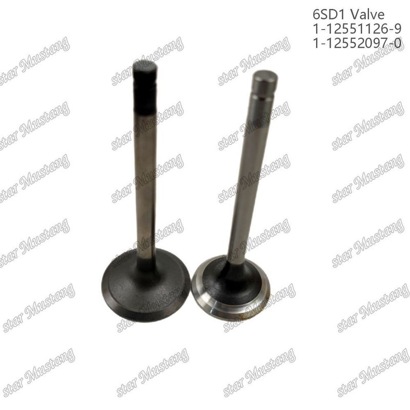วาล์ว 6SD1 1-12551126-9 1-12552097-0 เหมาะสําหรับอะไหล่เครื่องยนต์ Isuzu