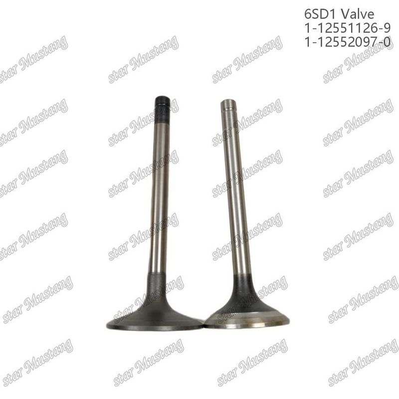 วาล์ว 6SD1 1-12551126-9 1-12552097-0 เหมาะสําหรับอะไหล่เครื่องยนต์ Isuzu