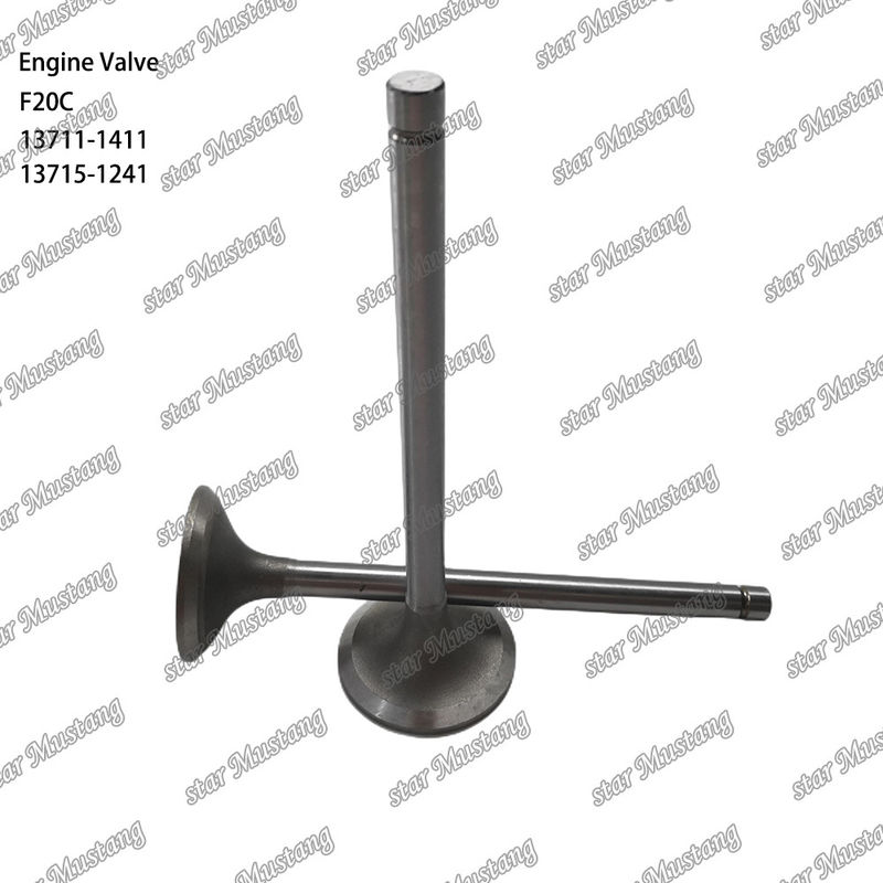 วาล์วเครื่องยนต์ F20C 13711-1411 13715-1241 เหมาะสําหรับอะไหล่เครื่องยนต์ Hino