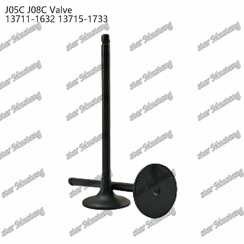 วาล์ว J05C J08C 13711-1632 13715-1733 เหมาะสําหรับอะไหล่เครื่องยนต์ Hino