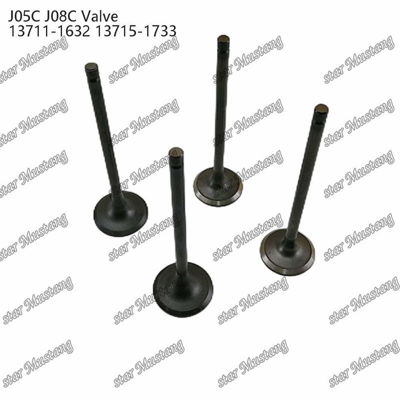 วาล์ว J05C J08C 13711-1632 13715-1733 เหมาะสําหรับอะไหล่เครื่องยนต์ Hino