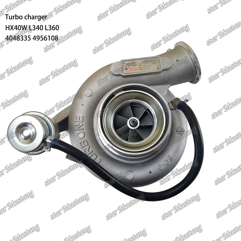 ทอร์โบชาร์เจอร์ HX40W L340 L360 4048335 4956108 ส่วนเครื่องยนต์ที่มีโครงสร้างรวมและ 6 เดือน