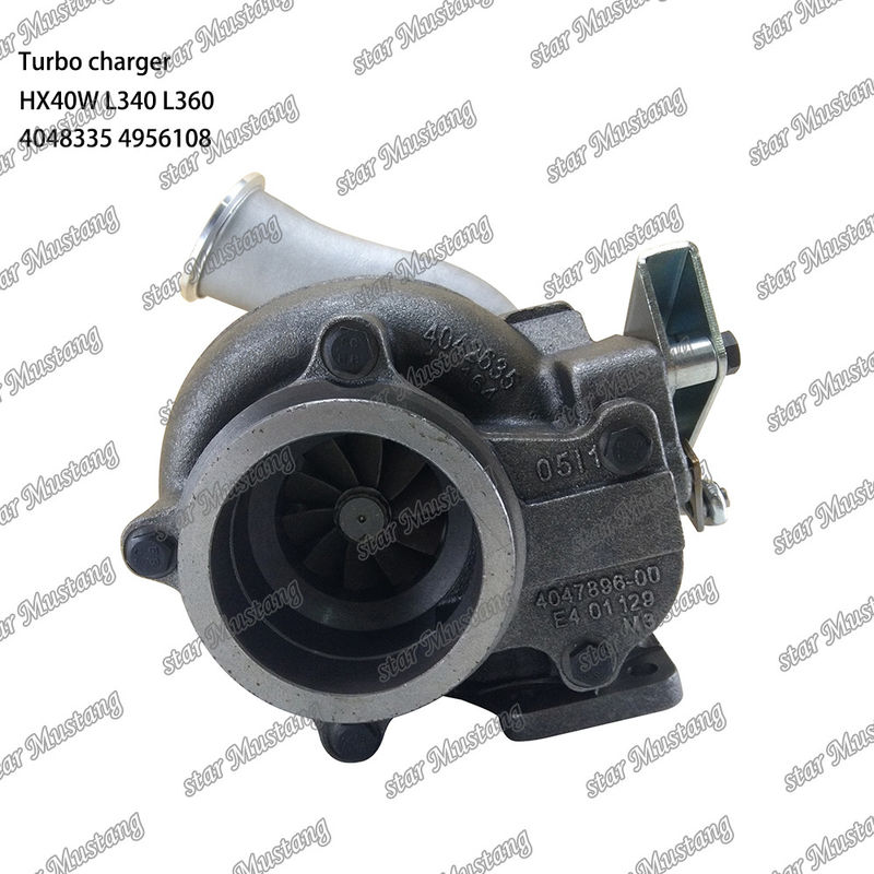 ทอร์โบชาร์เจอร์ HX40W L340 L360 4048335 4956108 ส่วนเครื่องยนต์ที่มีโครงสร้างรวมและ 6 เดือน