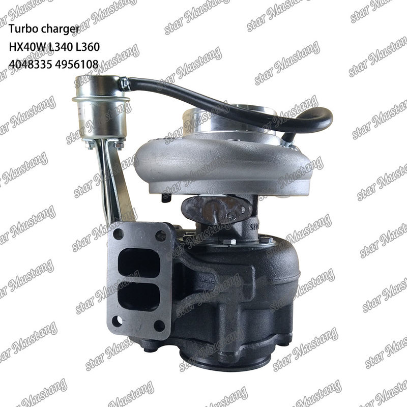 ทอร์โบชาร์เจอร์ HX40W L340 L360 4048335 4956108 ส่วนเครื่องยนต์ที่มีโครงสร้างรวมและ 6 เดือน