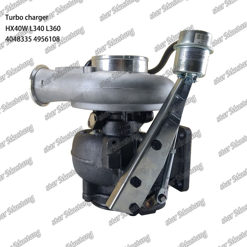ทอร์โบชาร์เจอร์ HX40W L340 L360 4048335 4956108 ส่วนเครื่องยนต์ที่มีโครงสร้างรวมและ 6 เดือน
