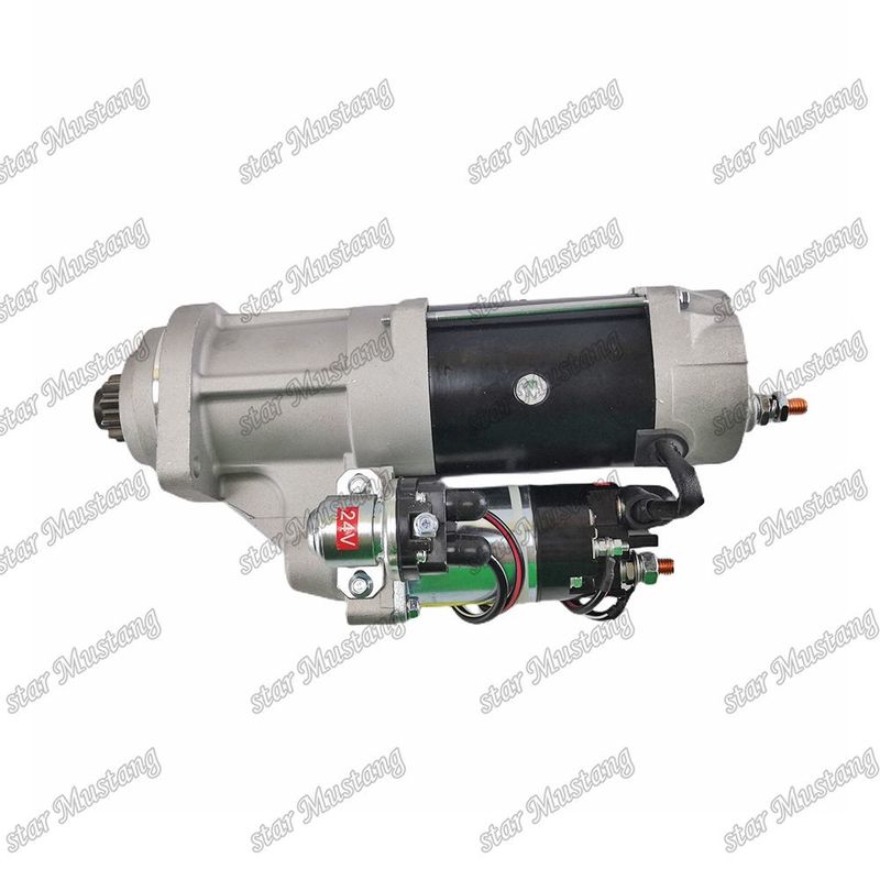 QSB6.7 R290-9 มอเตอร์สตาร์เตอร์มอเตอร์ 24V 10T 7.5KW สําหรับเครื่องยนต์ CUMMINS อะไหล่