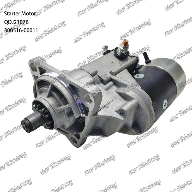 QDJ2107B เครื่องขับเครื่อง 300516-00011 24V 11T 4.5KW สําหรับ DOOSAN DAEWOO เครื่องสํารองเครื่อง