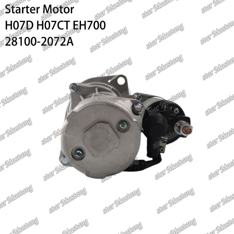H07D H07CT EH700 EX220-5 มอเตอร์สตาร์เตอร์ มอเตอร์ 24V 11T 5.5KW 28100-2072A 28100-1443A 28100-2271 สําหรับอะไหล่เครื่อง HINO