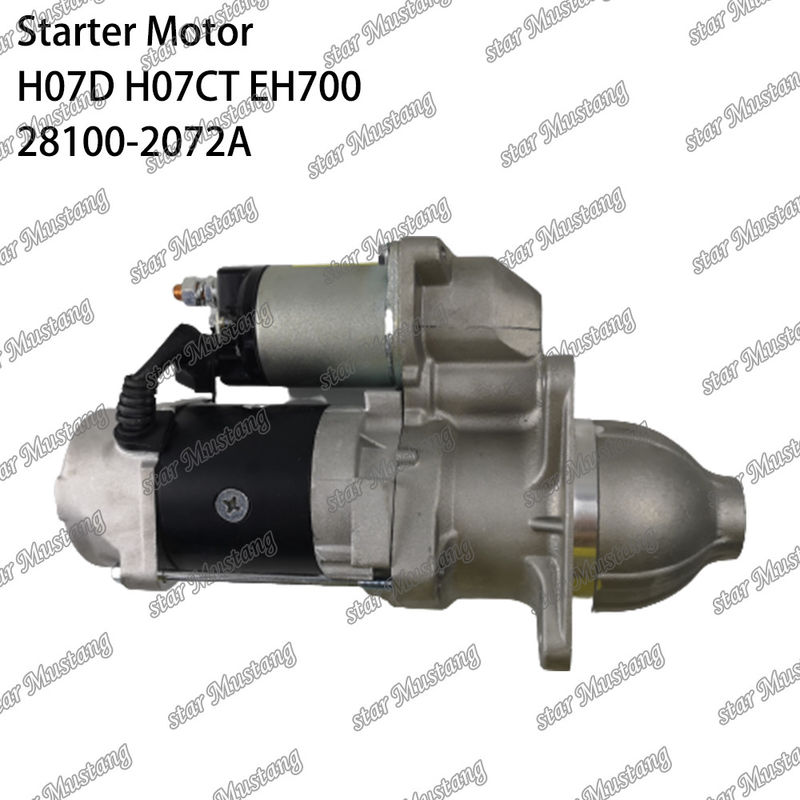 H07D H07CT EH700 EX220-5 มอเตอร์สตาร์เตอร์ มอเตอร์ 24V 11T 5.5KW 28100-2072A 28100-1443A 28100-2271 สําหรับอะไหล่เครื่อง HINO