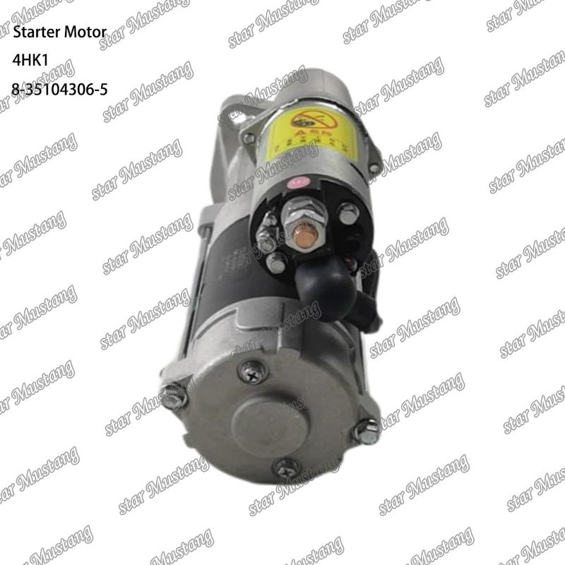 4HK1 เครื่องยนต์เครื่องเริ่มต้น 8-35104306-5 24V 13T 5.5KW สําหรับเครื่องยนต์ ISUZU