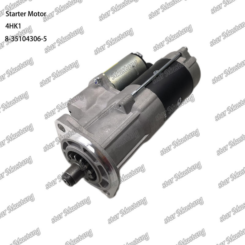 4HK1 เครื่องยนต์เครื่องเริ่มต้น 8-35104306-5 24V 13T 5.5KW สําหรับเครื่องยนต์ ISUZU