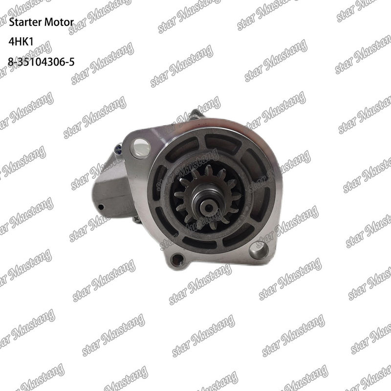 4HK1 เครื่องยนต์เครื่องเริ่มต้น 8-35104306-5 24V 13T 5.5KW สําหรับเครื่องยนต์ ISUZU