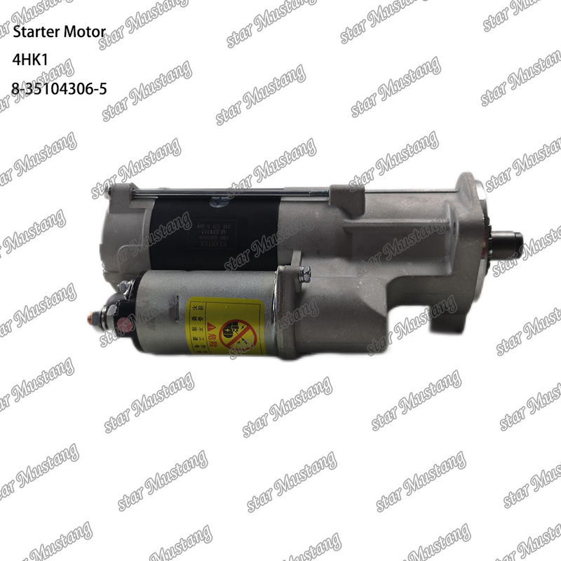 4HK1 เครื่องยนต์เครื่องเริ่มต้น 8-35104306-5 24V 13T 5.5KW สําหรับเครื่องยนต์ ISUZU